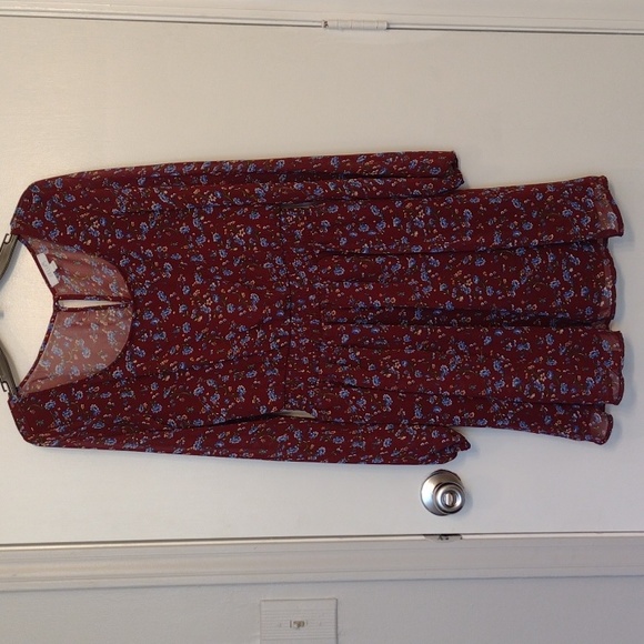 Delia's Long Sleeve Fall Dress size Small - Picture 2 of 16